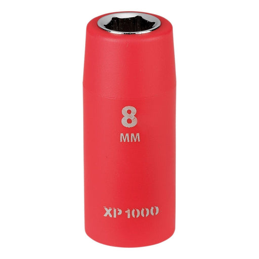 Draper XP1000 VDE Socket, 1/4" Sq. Dr., 8mm Draper - Town Tools