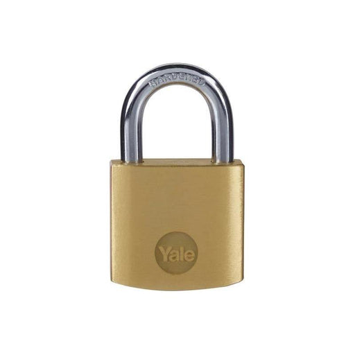 Yale Locks Brass Padlock 30mm Yale Locks - RockBottom Northampton