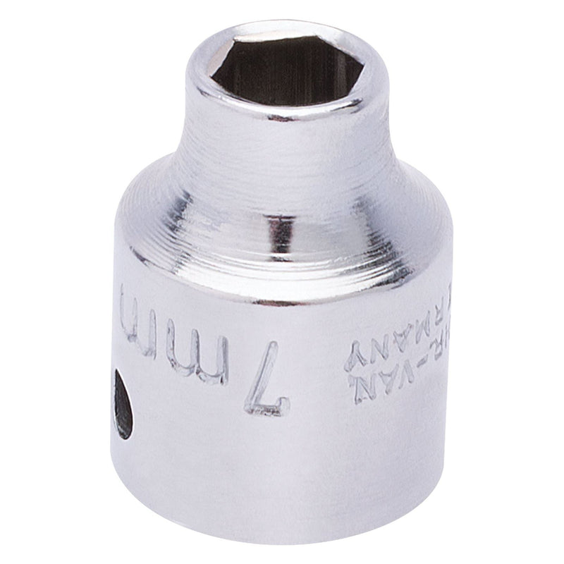 Draper Elora Bi-Hexagon Socket, 3/8" Sq. Dr., 7mm 25838 Draper - Town Tools 