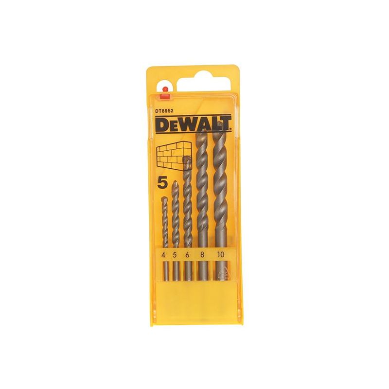 Dewalt Power Tools Masonry Drill Set. 5 Piece DeWALT Power Tools - RockBottom Northampton