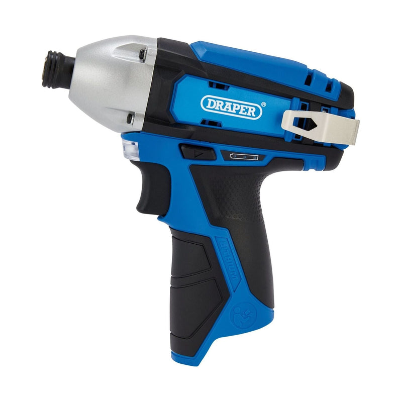 Draper 12V Impact Driver, 1/4" Hex. (Sold Bare) Draper - Town Tools