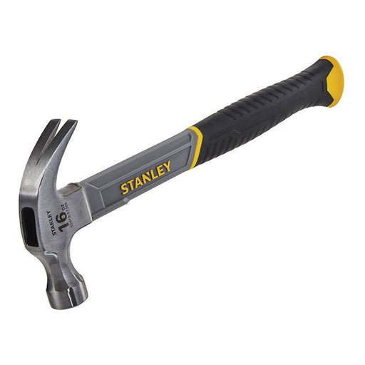 Stanley® Hand Tools Curved Claw Hammer Fibreglass Shaft 450g (16oz) STANLEY® Hand Tools - RockBottom Nothampton