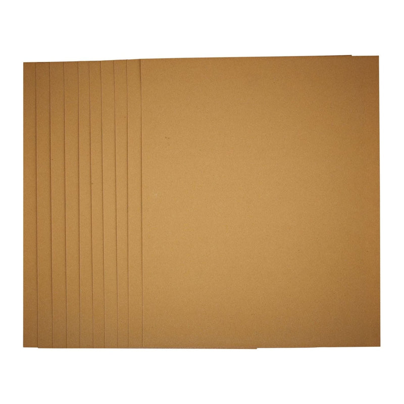 Draper General Purpose Sanding Sheets, 230 x 280mm, 100 Grit (Pack of 10) 37779 Draper - Town Tools 
