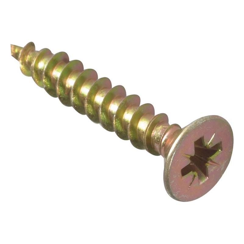 Forgefix Multi-Purpose Pozi Compatible Screw CSK ST ZYP 5.0 x 35mm Box 200 ForgeFix - RockBottom Northampton