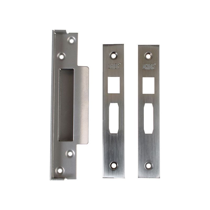 Union StrongBOLT 2200 Mortice Sashlock Rebate Kit 13mm Satin Chrome Box UNION - RockBottom Northampton