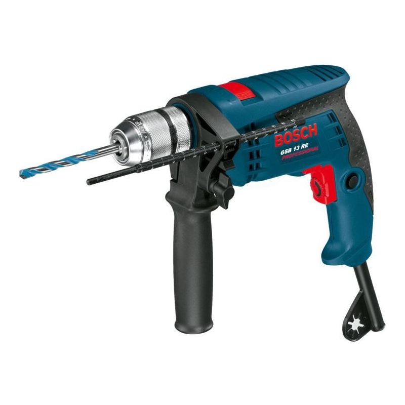 Bosch GSB 13 RE 13mm Keyless Chuck Impact Drill 550W 240V Bosch - RockBottom Northampton