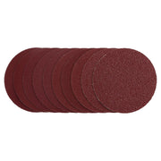 Draper Sanding Discs, 125mm, Hook & Loop, Assorted Grit - 40G, 80G, 120G, 240G ( Draper - Town Tools 