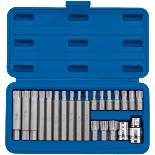 Draper Ribe 3/8, Socket and Bit Set, 1/2" Sq. Dr. (22 Piece) 16347 Draper - Town Tools 