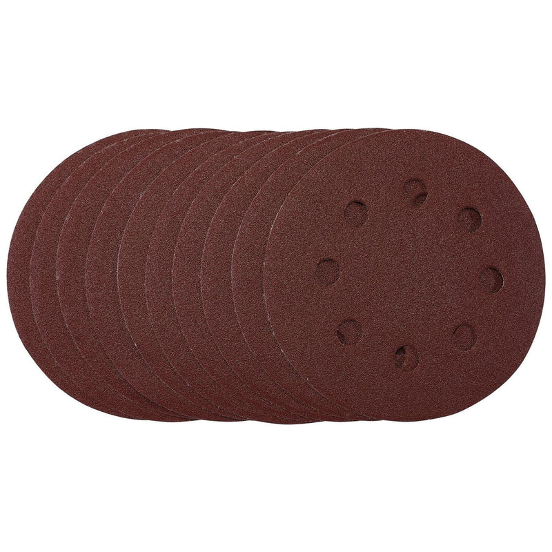 Draper Sanding Discs, 115mm, 120 Grit, Hook & Loop (Pack of 10) 53500 Draper - Town Tools 