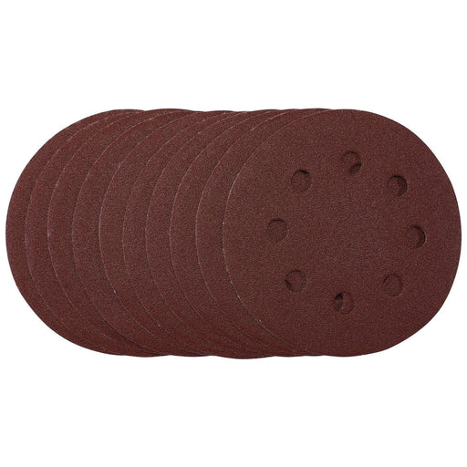 Draper Sanding Discs, 115mm, 120 Grit, Hook & Loop (Pack of 10) 53500 Draper - Town Tools 
