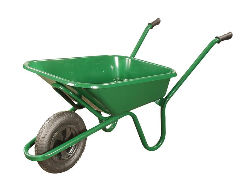 Walsall 90L Green Heavy-Duty Endurance Wheelbarrow