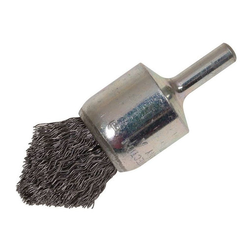 Lessmann Pointed End Brush with Shank 23/68 x 25mm, 0.30 Steel Wire Lessmann - RockBottom Northampton