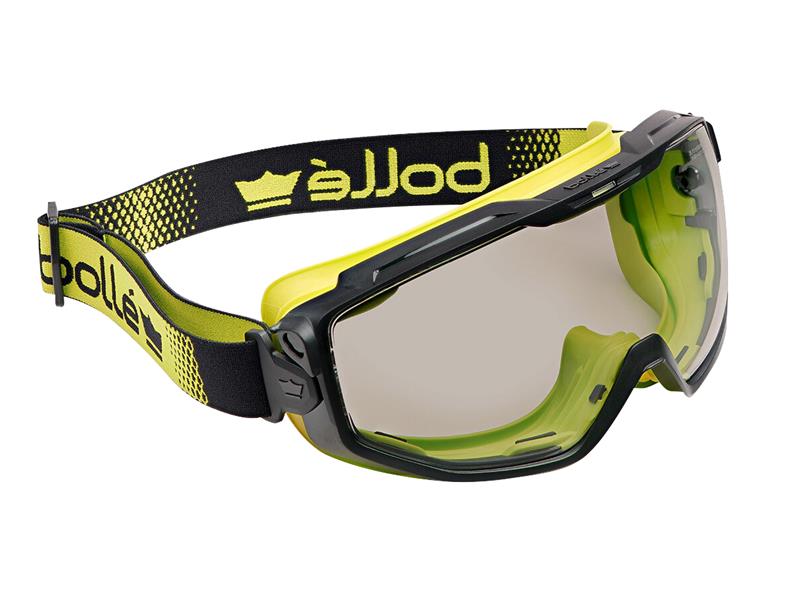 Bolle Safety Yellow Vented Goggles Heavy Duty Protection