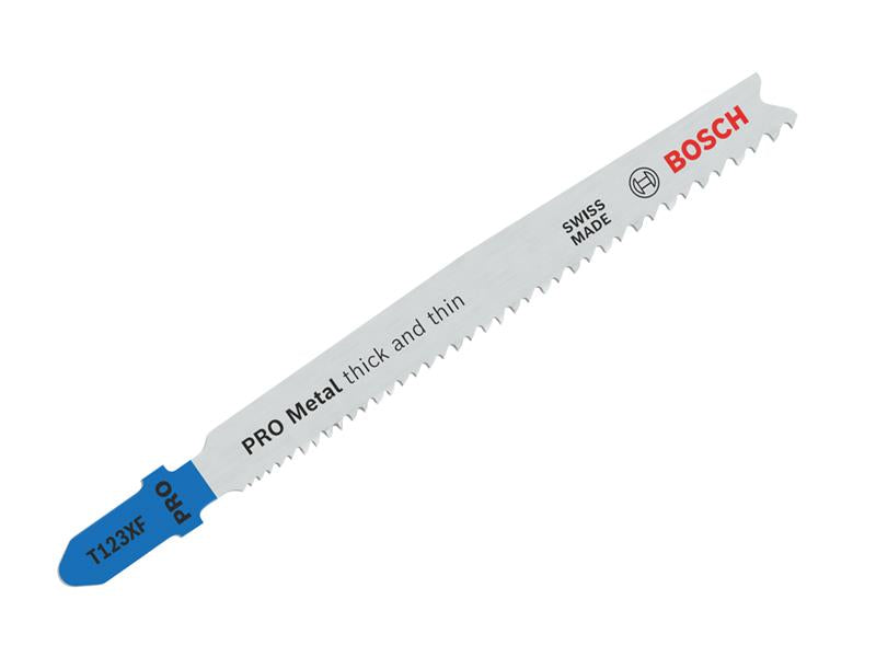 Bosch T123XF Jigsaw Blade Pack of 5 Heavy Duty