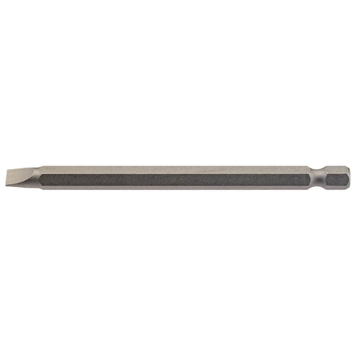 Draper Plain Slot Insert Bit, 6mm, 1/4" Hex, 100mm Long (Pack of 1) 64347 Draper - Town Tools 