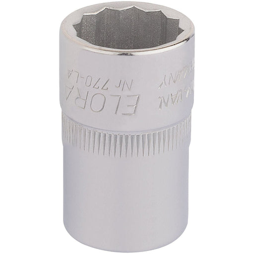 Draper Elora Bi-Hexagon Socket, 1/2" Sq. Dr., 11/16" 24400 Draper - Town Tools 