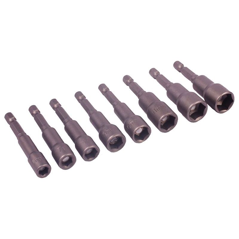 Bluespot Tools Magnetic 1/4in Nut Driver Set, 8 Piece BlueSpot Tools - RockBottom Northampton