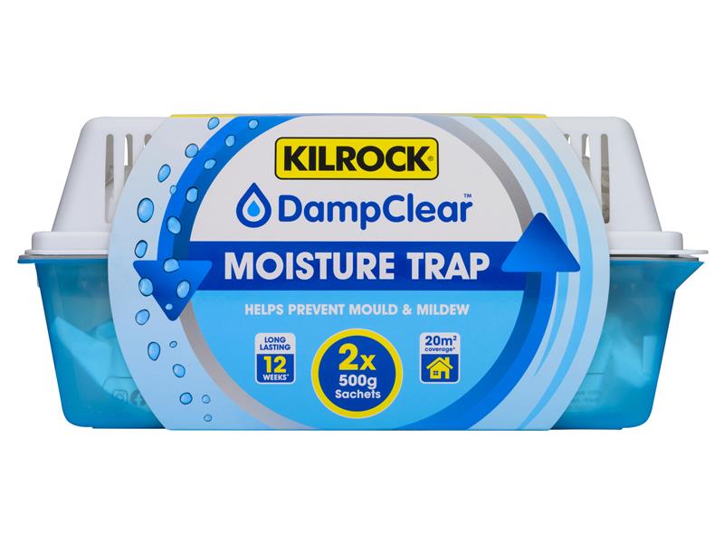 Kilrock Damp Clear Moisture Trap + 2 x 500g Refills DAMPCLEARTRAP