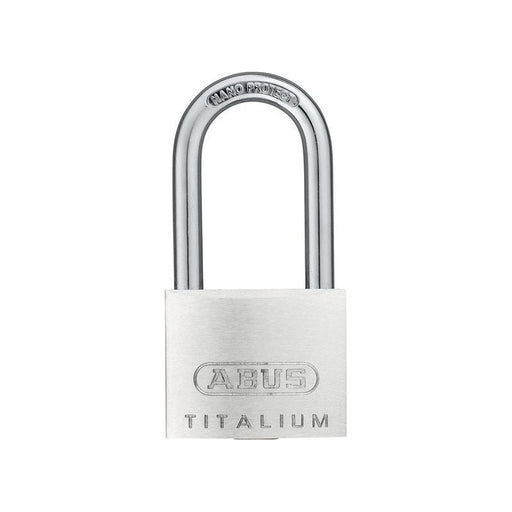 Abus Mechanical 64TI/40mm TITALIUM™ Padlock 40mm Long Shackle Carded ABUS Mechanical - RockBottom Northampton 