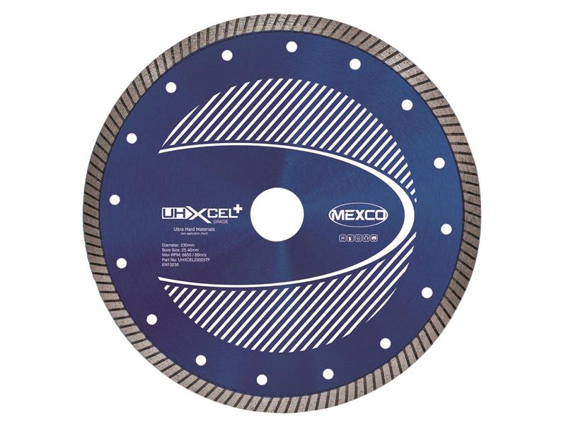 MEXCO - UHXCEL+ Ultra Hard Plus Diamond Blade 230 x 25.4mm