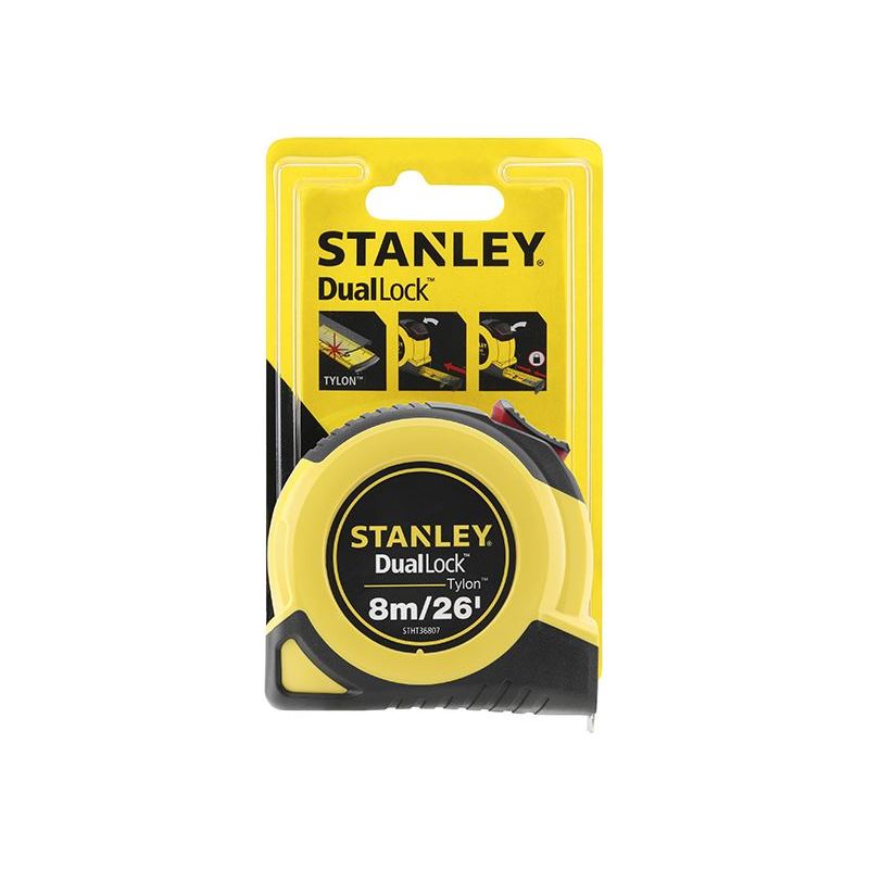Stanley® Hand Tools DualLock™ Tylon™ Pocket Tape 5m/16ft (Width 19mm) STANLEY® Hand Tools - RockBottom Nothampton