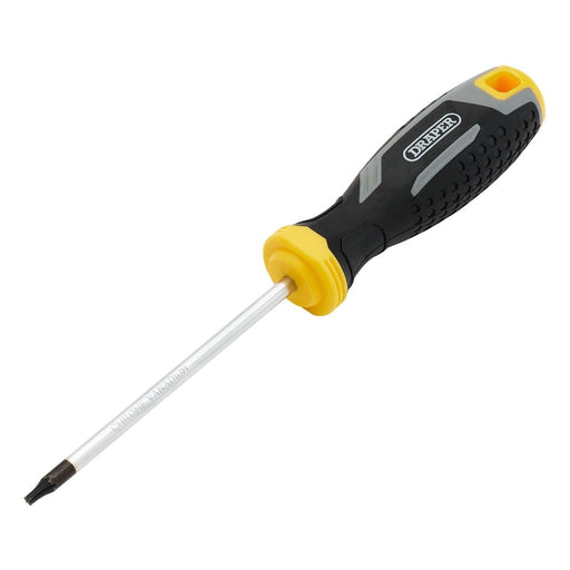 Draper Draper TX-STAR Tamperproof Soft Grip Screwdriver, T15H x 100mm Draper - Town Tools