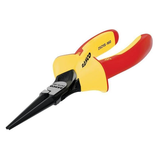 Bahco 2521S ERGO™ Insulated Round Nose Pliers 160mm (6.1/4in) Bahco - RockBottom Northampton