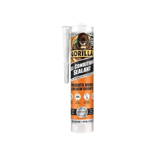 Gorilla Glue Gorilla All Condition Sealant Clear 295ml Gorilla Glue - RockBottom Northampton