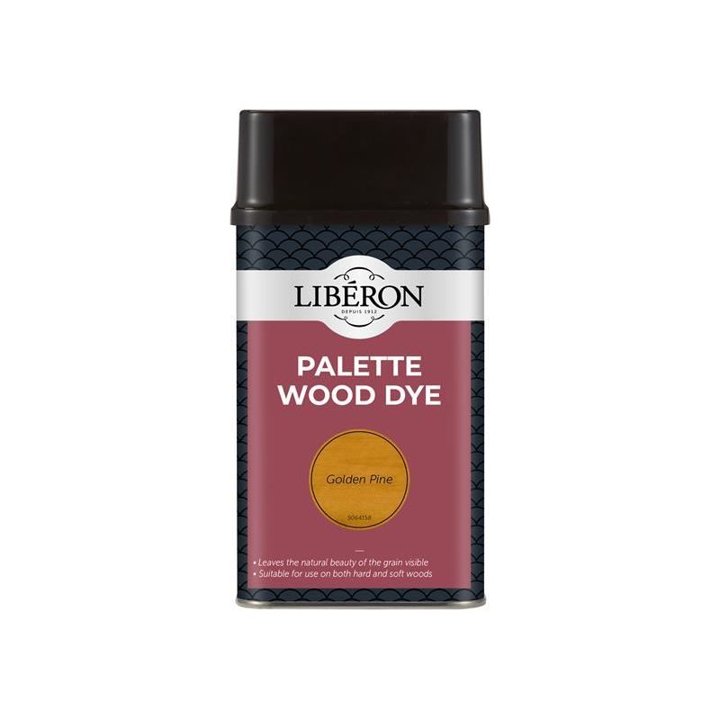 Liberon Palette Wood Dye Golden Pine 500ml Liberon - RockBottom Northampton