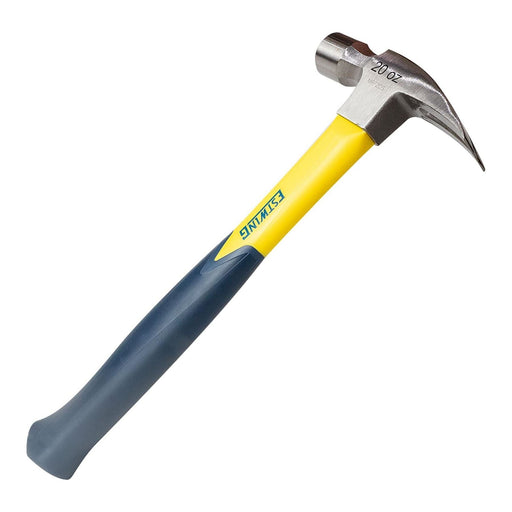 Estwing EMRF20S Sure Strike Straight Claw Hammer with Fibreglass Handle, 20oz/567g Draper - Town Tools