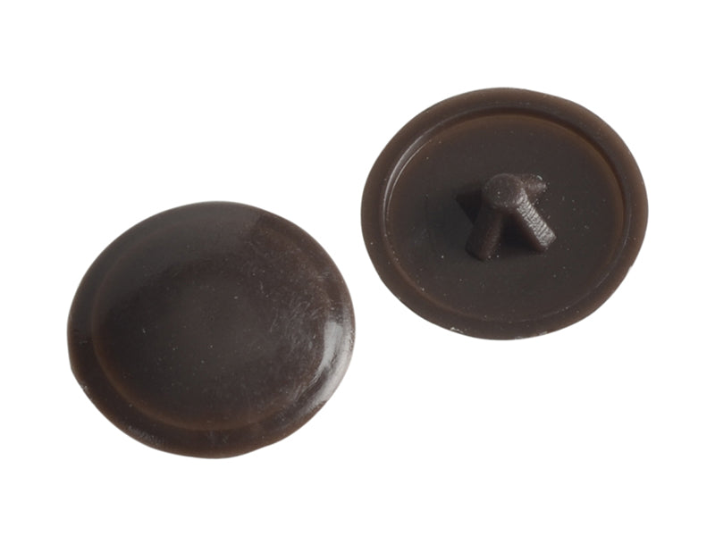 ForgeFix Pozi Compatible Cover Cap Dark Brown No.6-8 Forge Pack 50