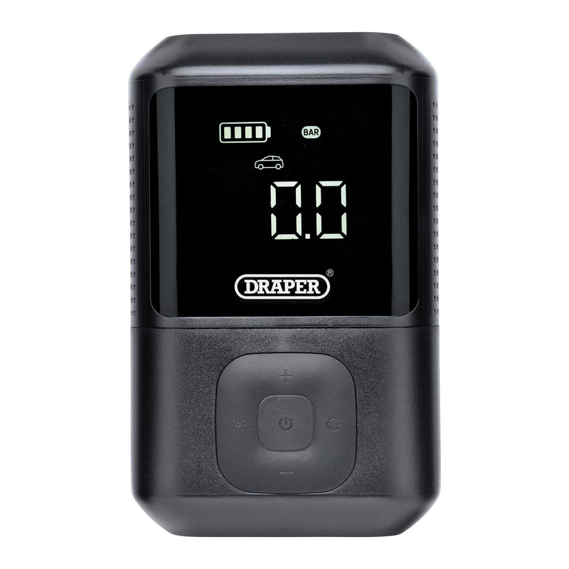 Draper 7.4V Compact Digital Air Compressor Draper - Town Tools