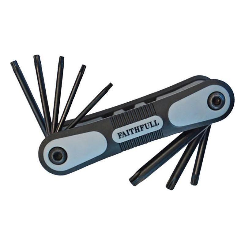 Faithfull Folding Star Key Set of 8 (TX9-TX40) Faithfull - RockBottom Northampton