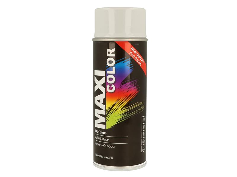MAXICOLOR - MaxiColor Spray Gloss Light Grey RAL7035 400ml