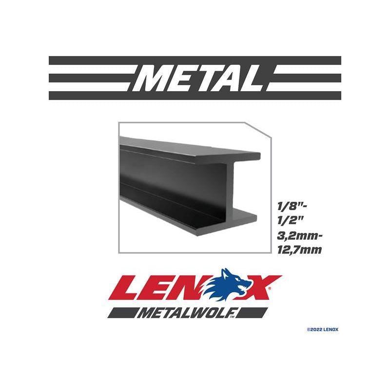 Lenox MultiWolf Wave Edge Reciprocating Saw Blade 152 x 25 x 1.1mm 14 TPI (Pack 5) LENOX - RockBottom Northampton