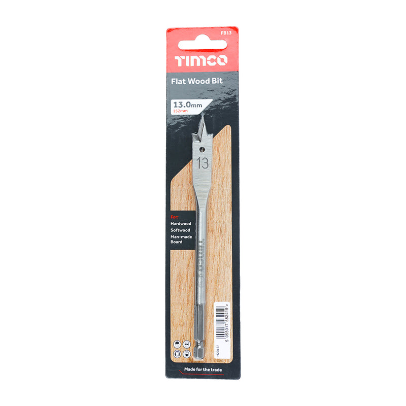 TIMCO Flat Wood Bits