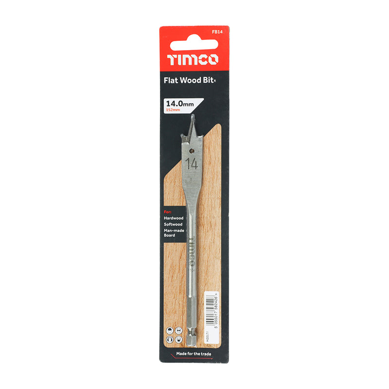 TIMCO Flat Wood Bits