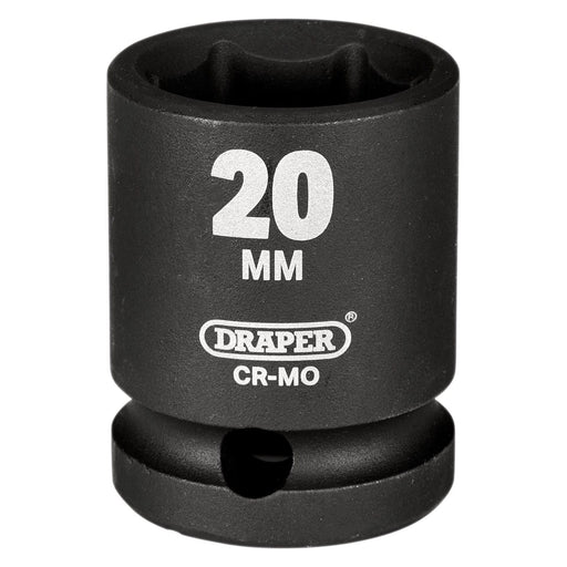 Draper Draper Hi-TORQ Impact Socket, 1/2" Sq. Dr., 20mm Draper - Town Tools