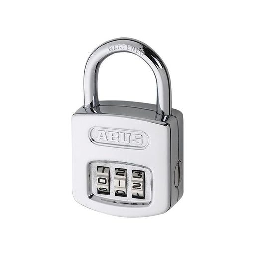 Abus Mechanical 160/50 50mm Steel Case Die-Cast Body Combination Padlock (4-Digit) Carded ABUS Mechanical - RockBottom Northampton 