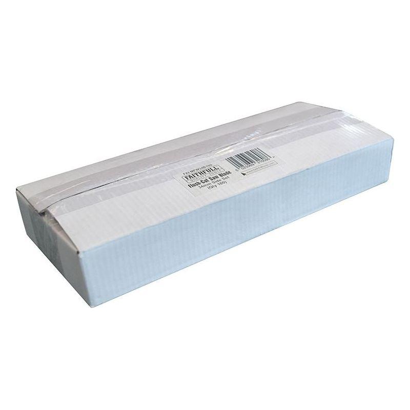 Faithfull Multi-Function Tool CrV Flush Cut Wood Blade Ground Side Set 34mm (Box 100) Faithfull - RockBottom Northampton