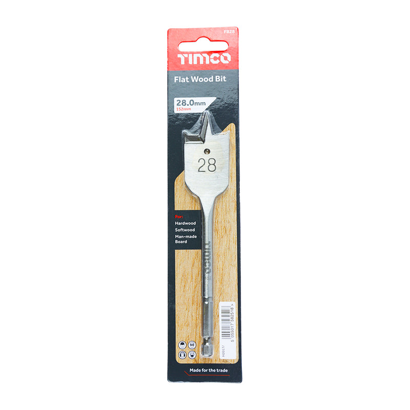 TIMCO Flat Wood Bits — Wallet