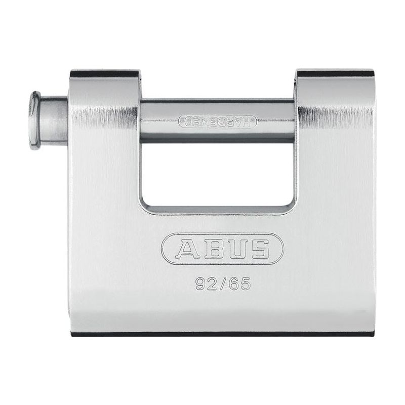 Abus Mechanical 92/65mm Monoblock Brass Body Shutter Padlock Keyed Alike KA8511 ABUS Mechanical - RockBottom Northampton 