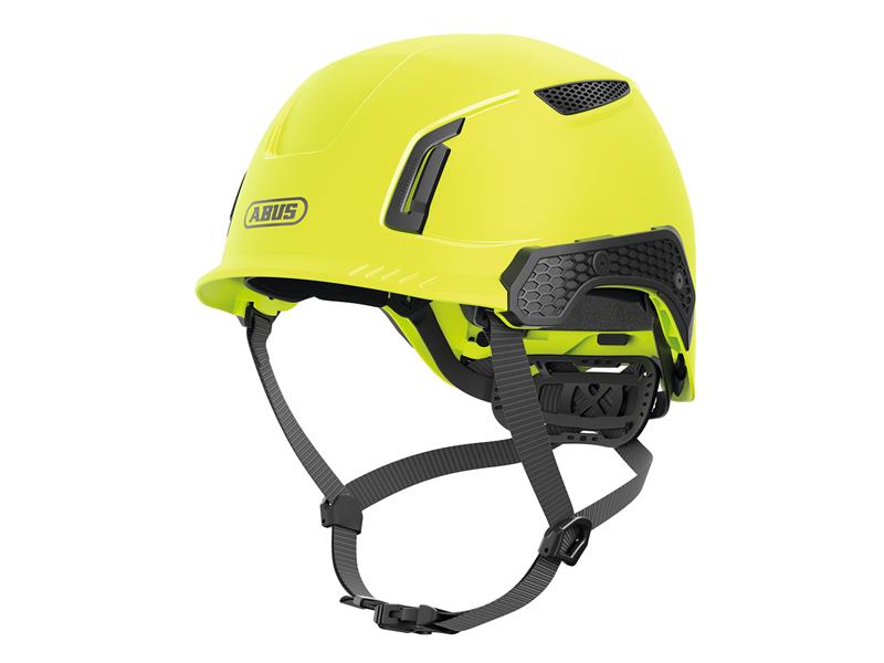 ABUS Mechanical SPECTOR-E Non-vented Safety Helmet Yellow