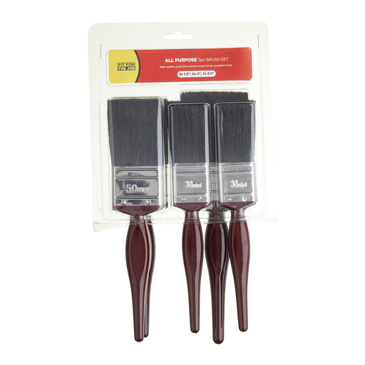Fit For The Job 5pc All Purpose Paint Brush Set
