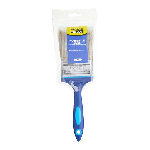 Fit For The Job 3" No Bristle Loss Paint Brush