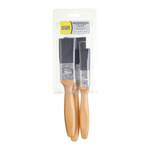 Fit For The Job 3pc Professional Paint Brush Set