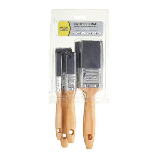 Fit For The Job 5pc Professional Paint Brush Set