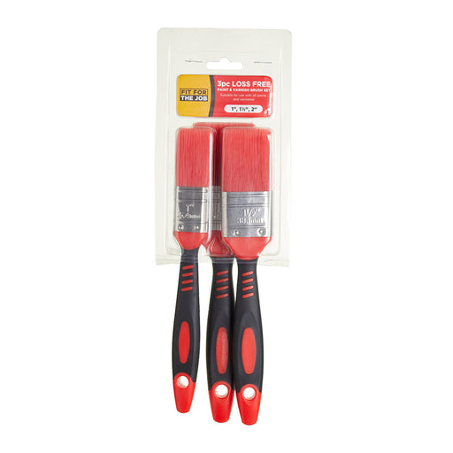 Fit For The Job 3pc Loss Free Paint Brush Set