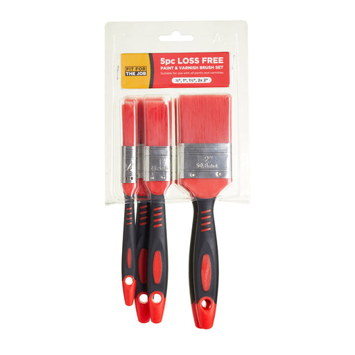 Fit For The Job 5pc Loss Free Paint Brush Set
