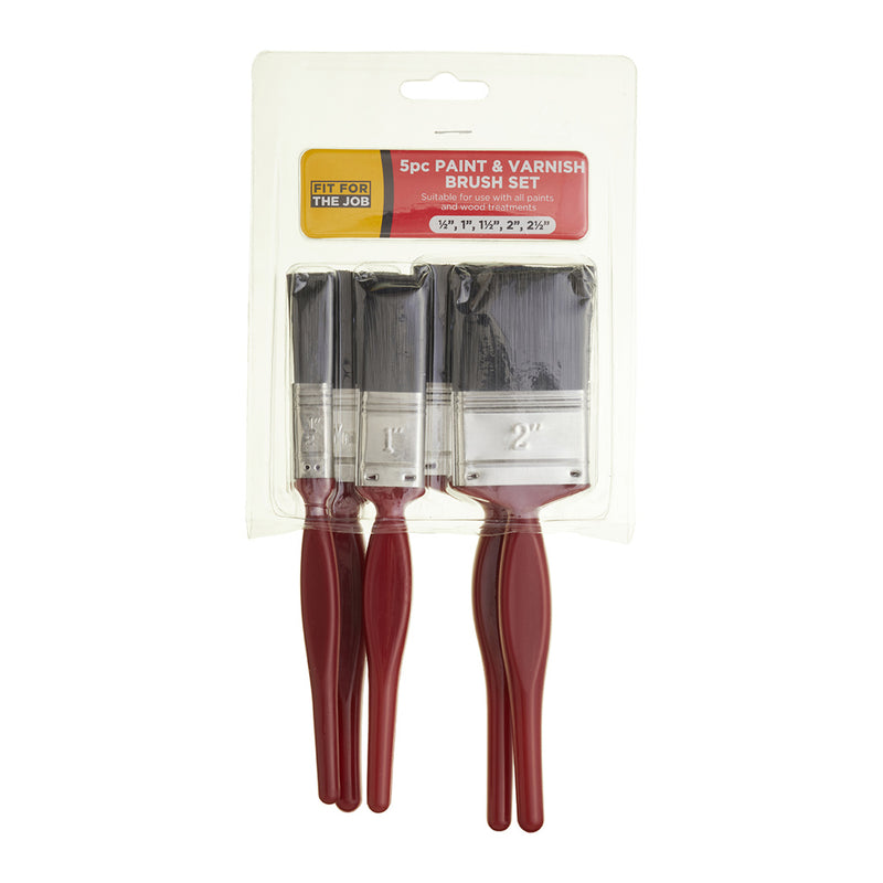 Fit For The Job 5pc Budget Paint Brush Set